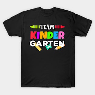 Teachers Team Kindergarten Back To School T-Shirt